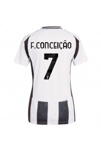 Fotbalové Dres Juventus Francisco Conceicao #7 Dámské Domácí Oblečení 2024-25 Krátký Rukáv